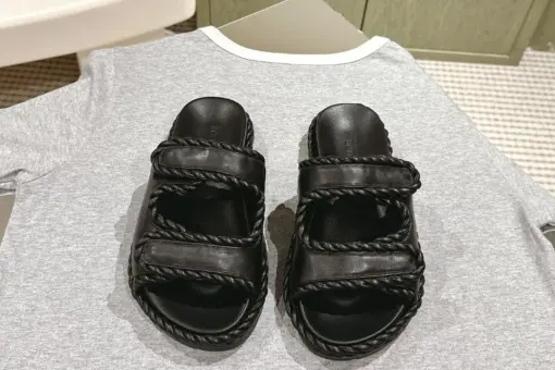 Bottega Veneta Jack Slingback Sandal Black