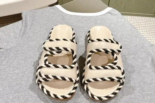 Bottega Veneta Jack Slingback Sandal Leather Beige