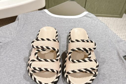 Bottega Veneta Jack Slingback Sandal Beige