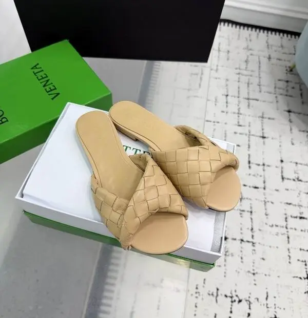 Bottega Veneta Blink Flat Mule Khaki 2026 | Drip Kickz Bottega Veneta Blink Flat Mule Khaki
