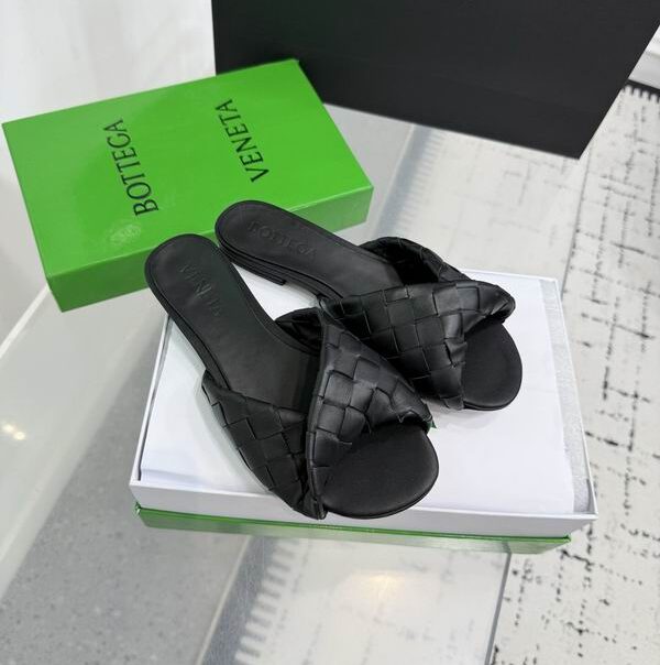 Bottega Veneta Blink Flat Mule Black 2026 | Drip Kickz Bottega Veneta Blink Flat Mule Black