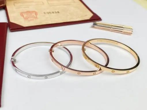 Love Bracelets Rose Gold and White Gold 2026 | Drip Kickz Love Bracelets Rose Gold and White Gold