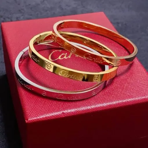 Stainless Steel Cartier Love Style Bracelets Sold Part Sets 2026 | Drip Kickz Stainless Steel Cartier Love Style Bracelets Sold Part Sets - Image 2