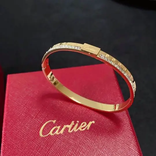 Love Bracelet Paved Model Crafted Yellow Gold & Set with Diamonds 2026 | Drip Kickz Love Bracelet Paved Model Crafted Yellow Gold & Set with Diamonds
