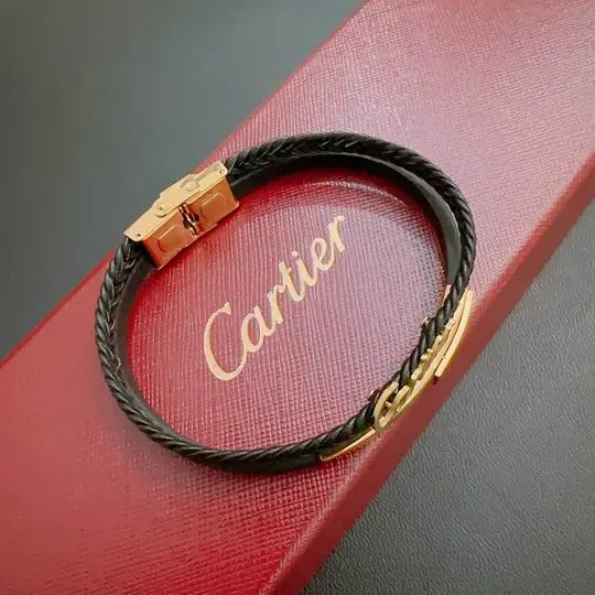Leather & Gold Bracelet 2026 | Drip Kickz Leather & Gold Bracelet - Image 2