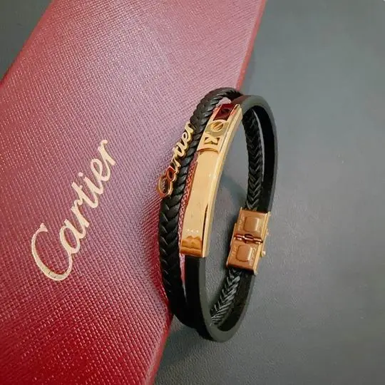 Leather & Gold Bracelet 2026 | Drip Kickz Leather & Gold Bracelet