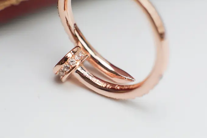 Juste Un Clou Ring Crafted Pink Gold 2026 | Drip Kickz Juste Un Clou Ring Crafted Pink Gold - Image 2