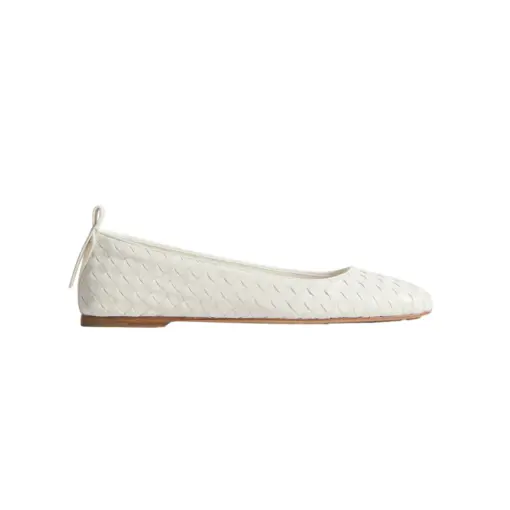 Bottega Veneta Charlotte Ballerina Alabaster 2026 | Drip Kickz Bottega Veneta Charlotte Ballerina Alabaster