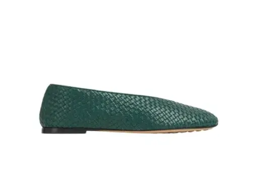 Bottega Veneta Rosa Ballerina New Emerald Green