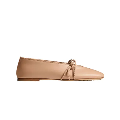 Bottega Veneta Rosa Mary-Jane Ballerina Cipria 2026 | Drip Kickz Bottega Veneta Rosa Mary-Jane Ballerina Cipria