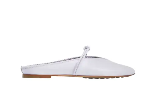 Bottega Veneta Rosa Low Mary-Jane Ballerina Mirth Washed