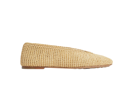 Bottega Veneta Rosa Ballerina Natural