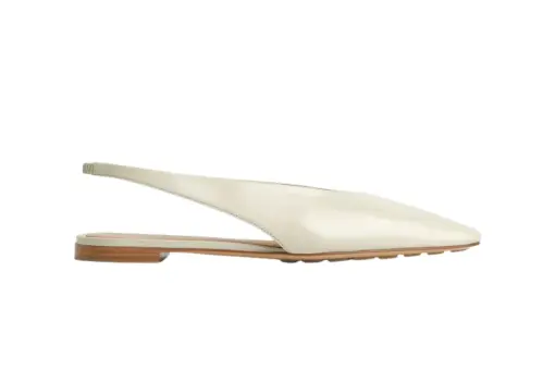 Bottega Veneta Sofia Sling Back Ballerina Sea Salt
