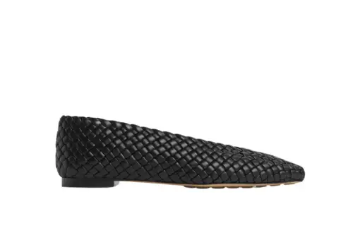 Bottega Veneta Sofia Ballerina Black