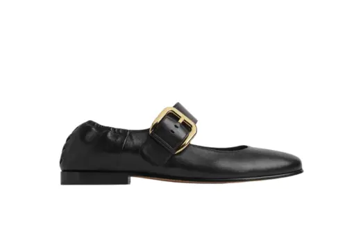 Bottega Veneta Astaire Mary-Jane Ballerina Black