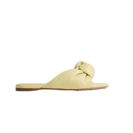 Bottega Veneta Cherry Flat Mule Butter Yellow 2026 | Drip Kickz Bottega Veneta Cherry Flat Mule Butter Yellow