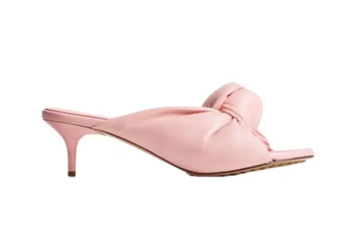 Bottega Veneta Cherry Mule Blush Pink