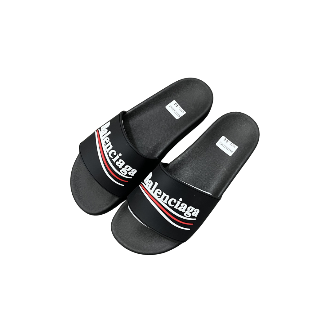 Balenciaga Pool Slides In Black 2026 | Drip Kickz Balenciaga Pool Slides In Black