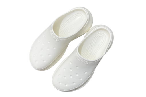 Balenciaga x Crocs Platform White Slip On