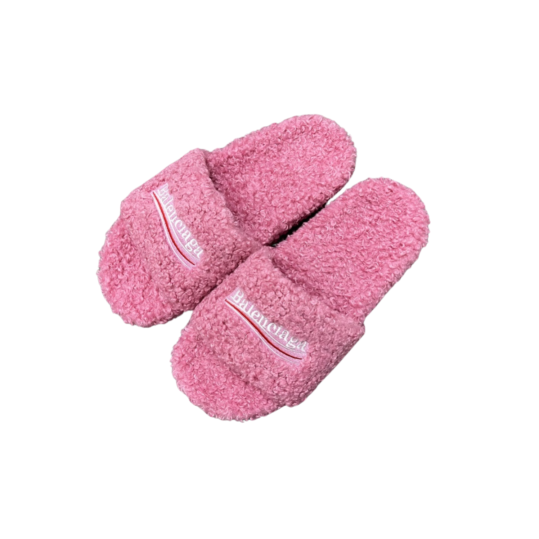 Balenciaga Slipper Furry Pink 2026 | Drip Kickz Balenciaga Slipper Furry Pink