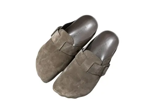 Balenciaga Sunday Mules Brown Suede