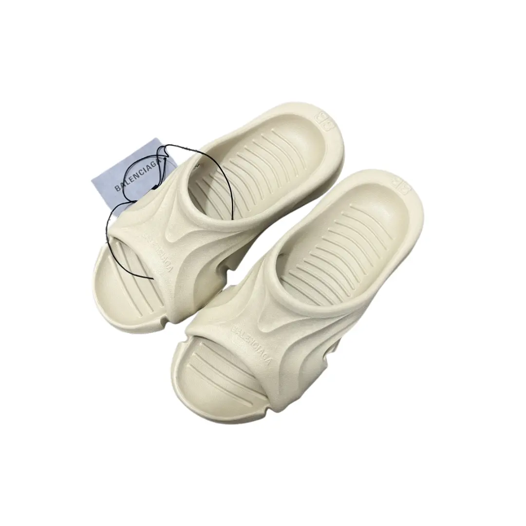 Balenciaga Mold Slide Sandals Beige 2026 | Drip Kickz Balenciaga Mold Slide Sandals Beige