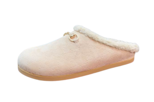 Cream Mules Merino Wool Slipper