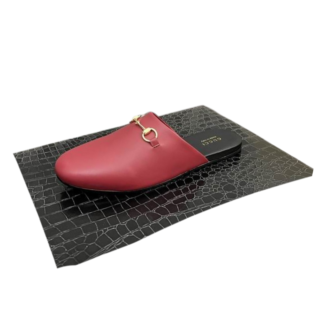 Supreme Classic Horsebit Lather Maroon Slipper 2026 | Drip Kickz Supreme Classic Horsebit Lather Maroon Slipper