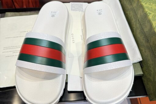 Web Slide Slipper White
