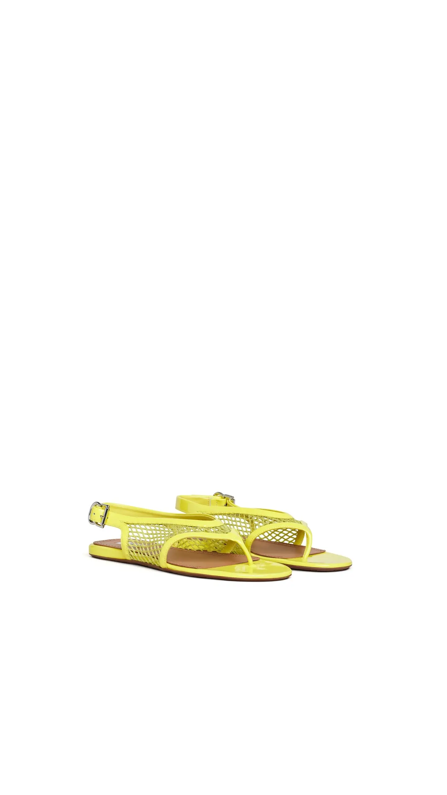 Alaïa Fishnet Thong Sandals Patent 2026 | Drip Kickz Alaïa Fishnet Thong Sandals Patent - Image 2