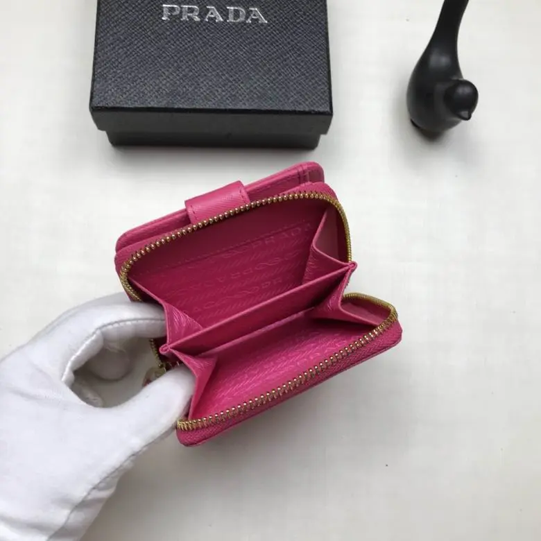 Prada Saffiano Bi-fold Wallet Leather Hot Pink 2026 | Drip Kickz Prada Saffiano Bi-fold Wallet Leather Hot Pink - Image 2