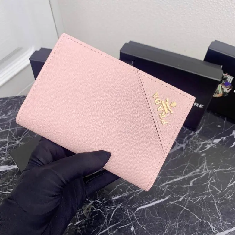 Prada Saffiano Leather Wallet 10cm Pink 2026 | Drip Kickz Prada Saffiano Leather Wallet 10cm Pink