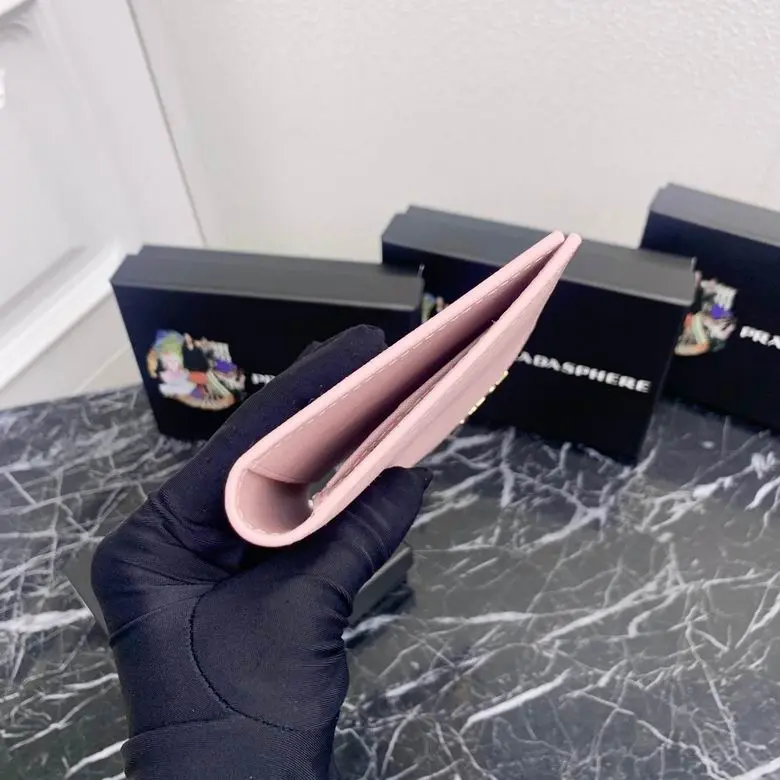 Prada Saffiano Leather Wallet 10cm Pink 2026 | Drip Kickz Prada Saffiano Leather Wallet 10cm Pink - Image 2