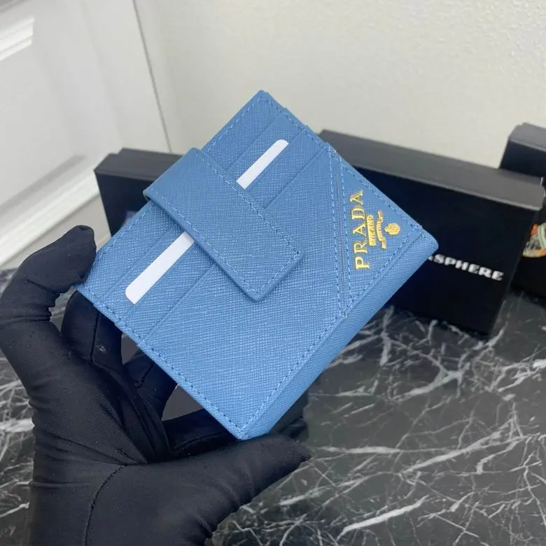 Prada Wallet 10cm Lite Sky Blue 2026 | Drip Kickz Prada Wallet 10cm Lite Sky Blue
