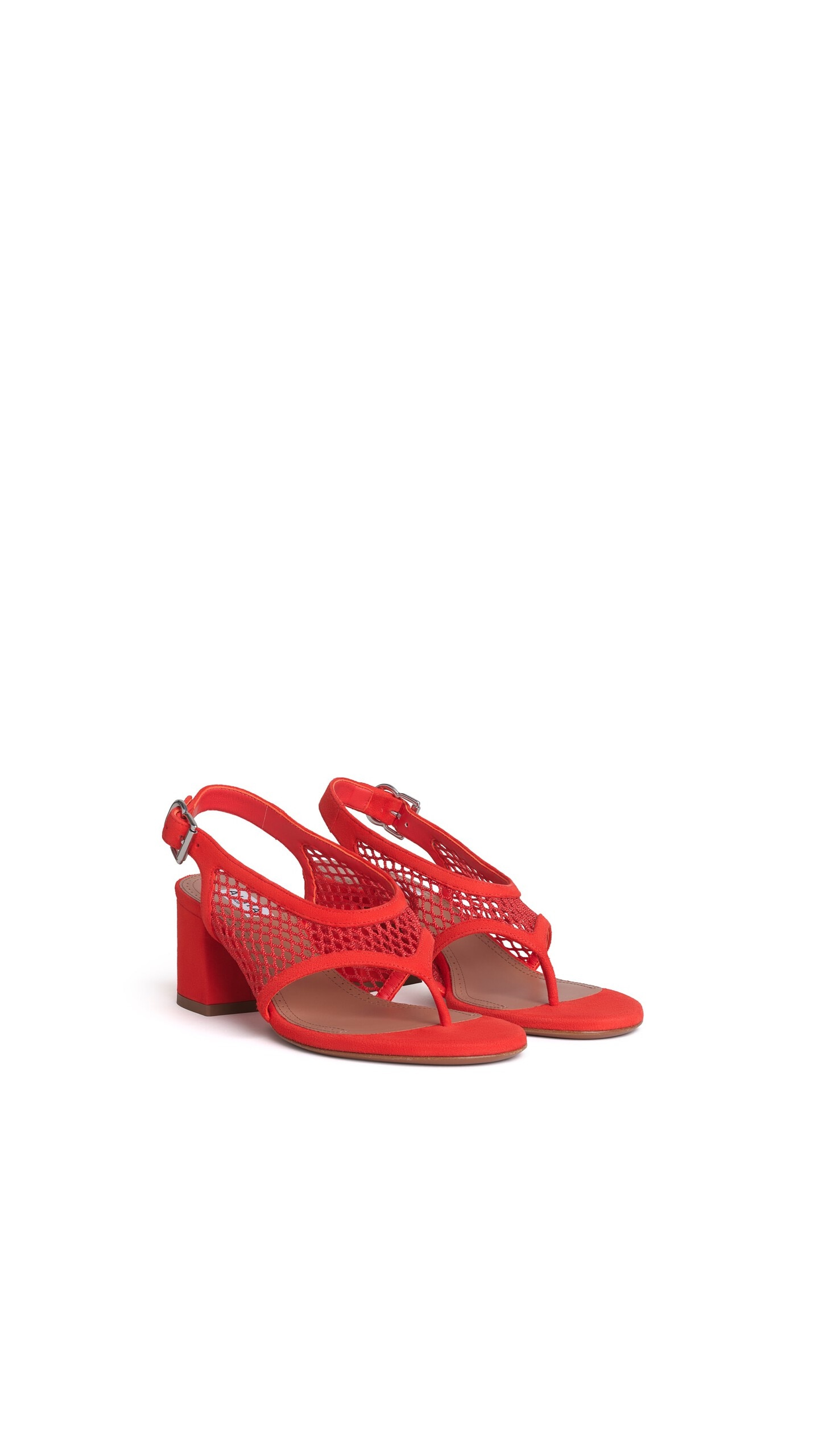 Alaïa Fishnet Heel Sandals Suede 2026 | Drip Kickz Alaïa Fishnet Heel Sandals Suede - Image 2