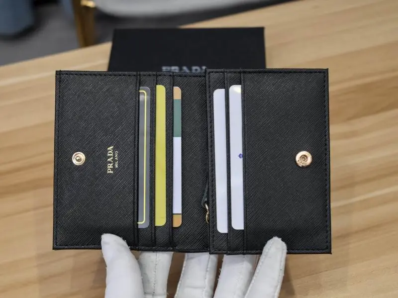 Prada Blue Bi-Fold Zip Wallet 2026 | Drip Kickz Prada Blue Bi-Fold Zip Wallet - Image 2