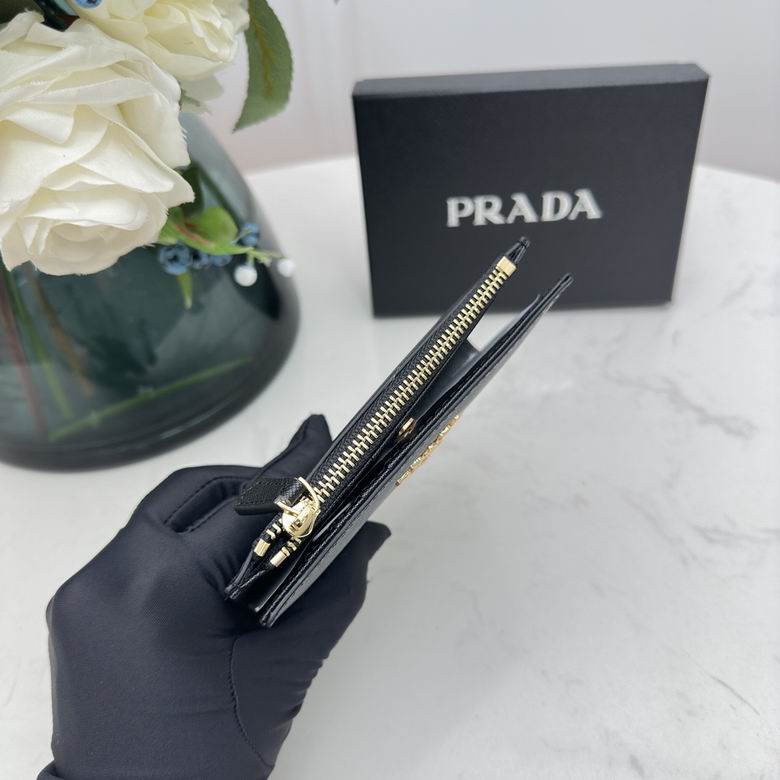 Prada Small Saffiano Leather Wallet in Black 2026 | Drip Kickz Prada Small Saffiano Leather Wallet in Black - Image 2
