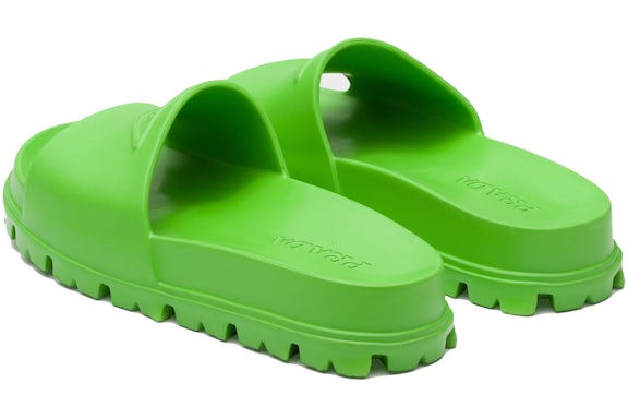 Prada Rubber Slides Apple Green (Men’s) 2026 | Drip Kickz Prada Rubber Slides Apple Green (Men’s) - Image 2
