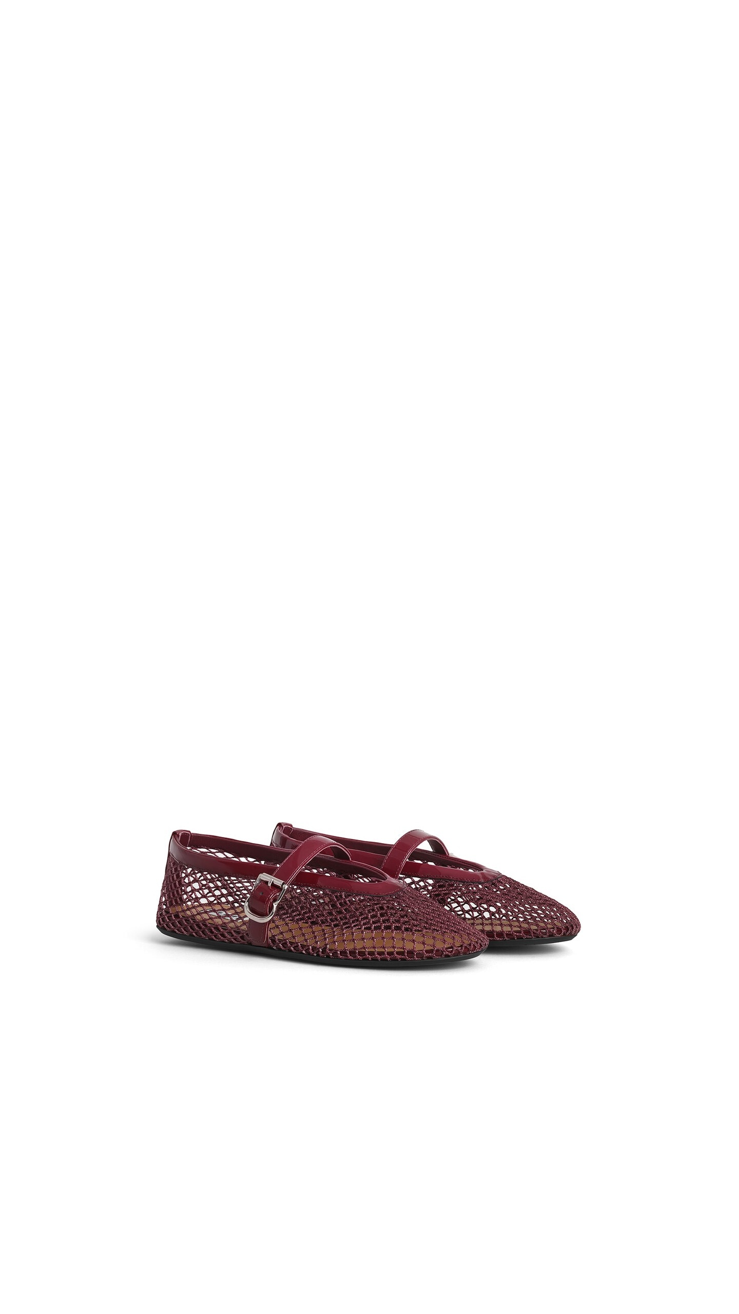 Alaïa Ballet Flats Fishnet Garnet Red 2026 | Drip Kickz Alaïa Ballet Flats Fishnet Garnet Red - Image 2