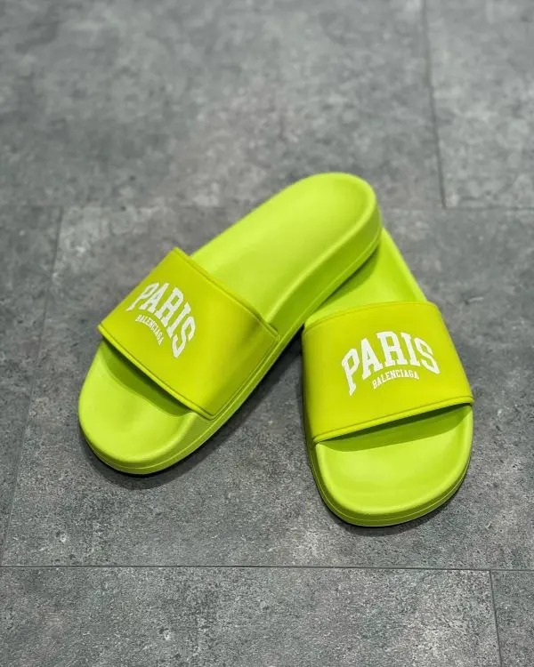 Balenciaga Pool Slide Neon Green 2026 | Drip Kickz Balenciaga Pool Slide Neon Green - Image 3