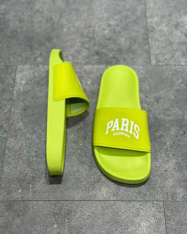 Balenciaga Pool Slide Neon Green 2026 | Drip Kickz Balenciaga Pool Slide Neon Green - Image 2