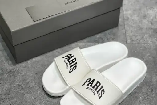 Balenciaga Slipper White