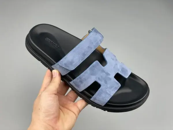 Hermes Chypre Sandal Black/Blue 2026 | Drip Kickz Hermes Chypre Sandal Black/Blue - Image 2