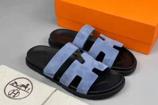 Hermes Chypre Sandal Black/Blue