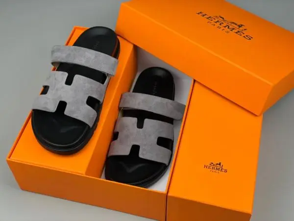 Hermes Chypre Sandal Black/Blue 2026 | Drip Kickz Hermes Chypre Sandal Black/Blue - Image 3