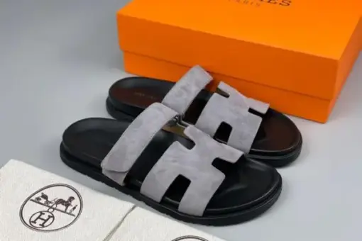Hermes Chypre Sandal Grey/Black