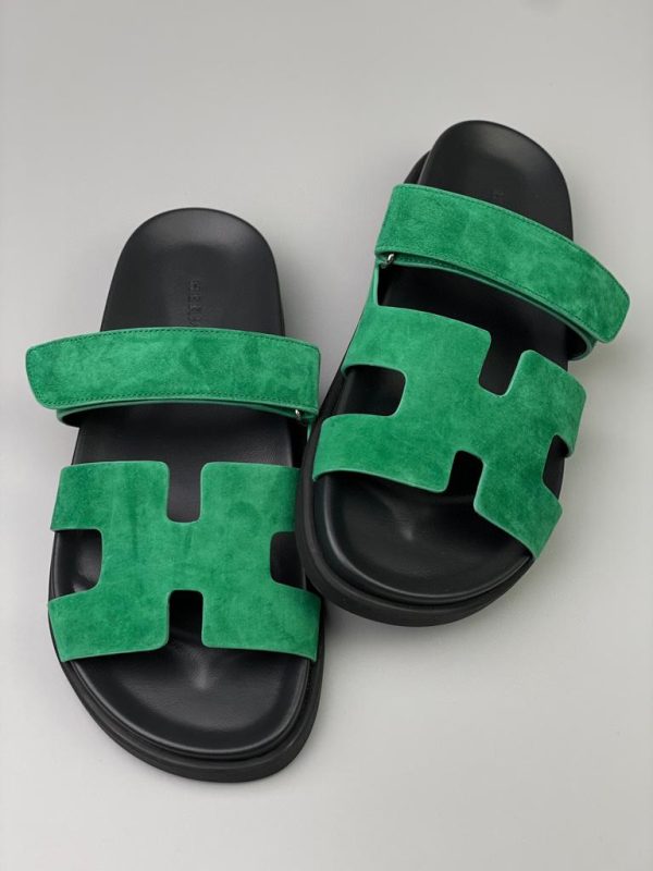 Hermes Chypre Sandal Green/Black 2026 | Drip Kickz Hermes Chypre Sandal Green/Black - Image 2