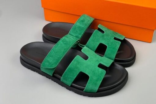 Hermes Chypre Sandal Green/Black