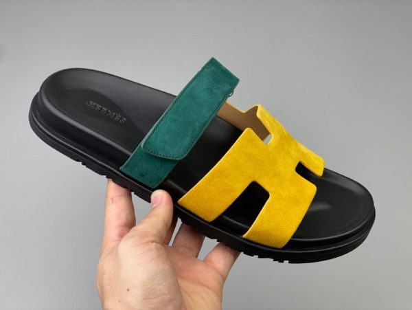 Hermes Chypre Sandal Green/Yellow/Black 2026 | Drip Kickz Hermes Chypre Sandal Green/Yellow/Black - Image 2