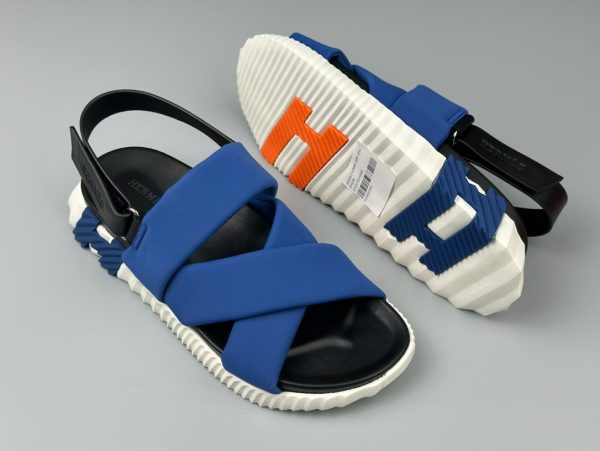 Hermès Electric Sandal Blue 2026 | Drip Kickz Hermès Electric Sandal Blue - Image 2